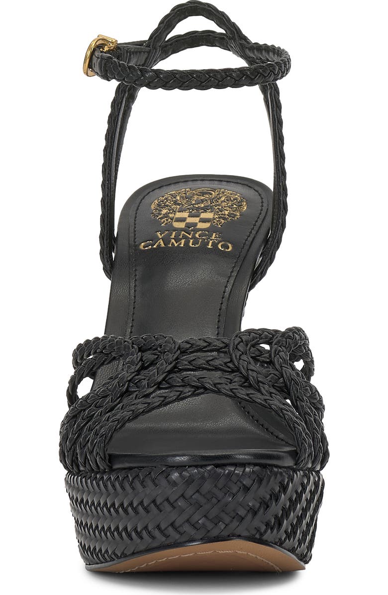 Vince Camuto Samlee Ankle Strap Platform Sandal, Alternate, color, Black