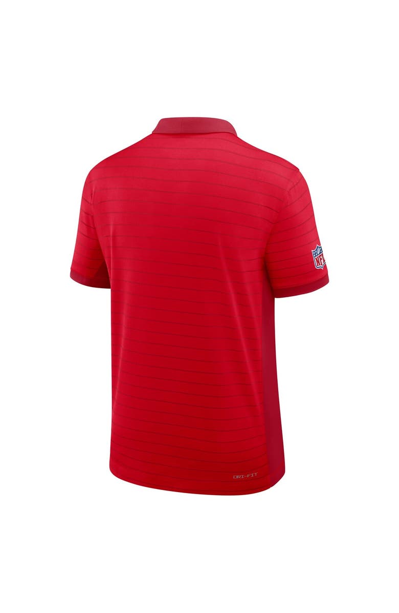Nike Men's Nike Red Kansas City Chiefs Sideline Victory Stripe Performance Polo, Alternate, color, Red