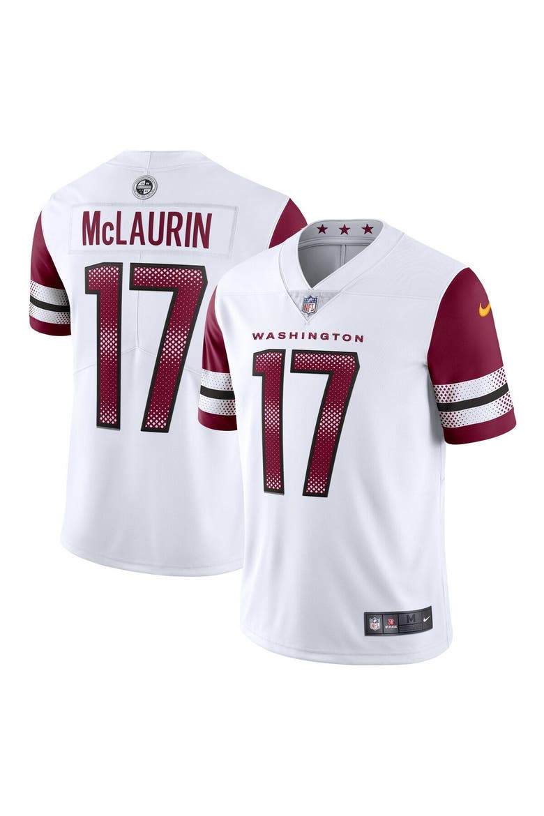 Men's Nike Terry McLaurin White Washington Commanders Vapor Limited Jersey, Main, color, White