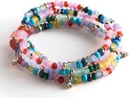 BaubleBar Set of 5 Beaded Stretch Bracelets