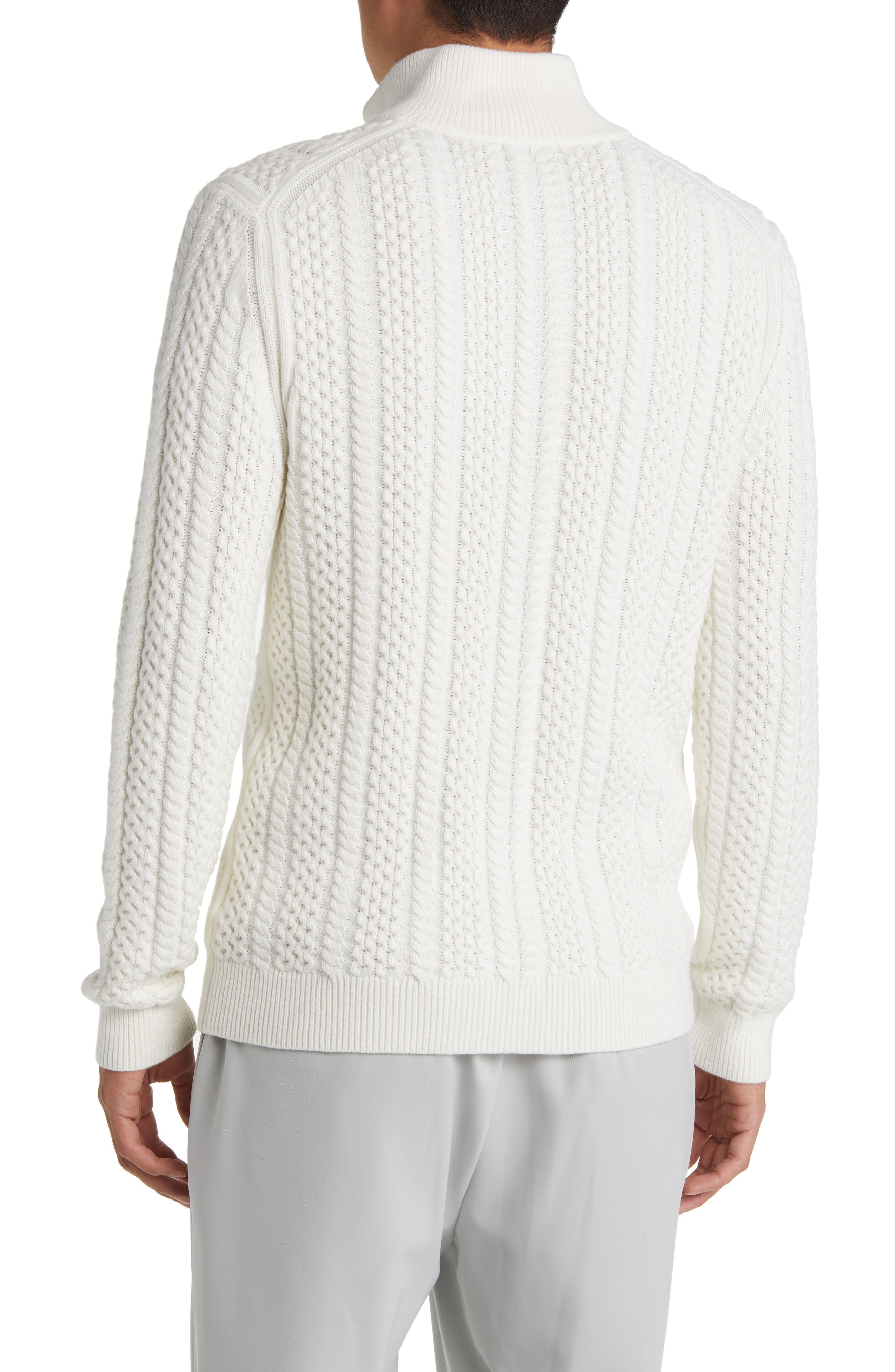 Bantham Cabled Henley Sweater - image 2