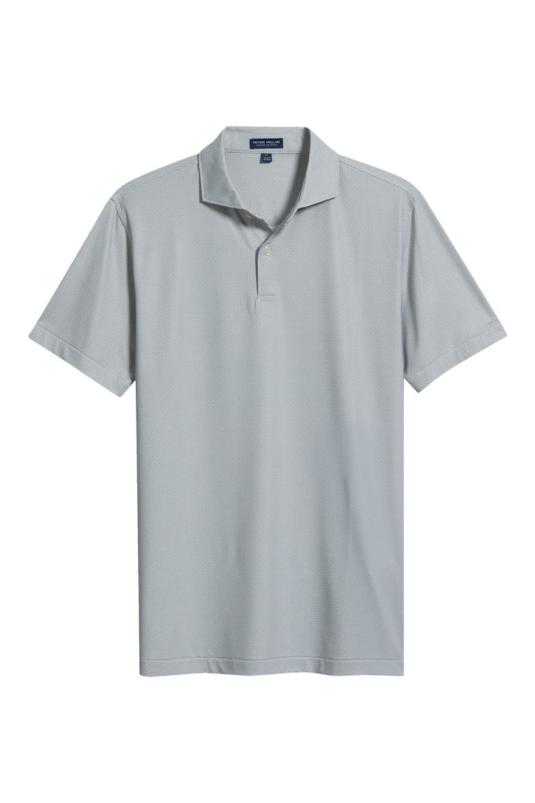 Campania Crown Crafted Performance Jersey Polo, Alternate, color, WHITE