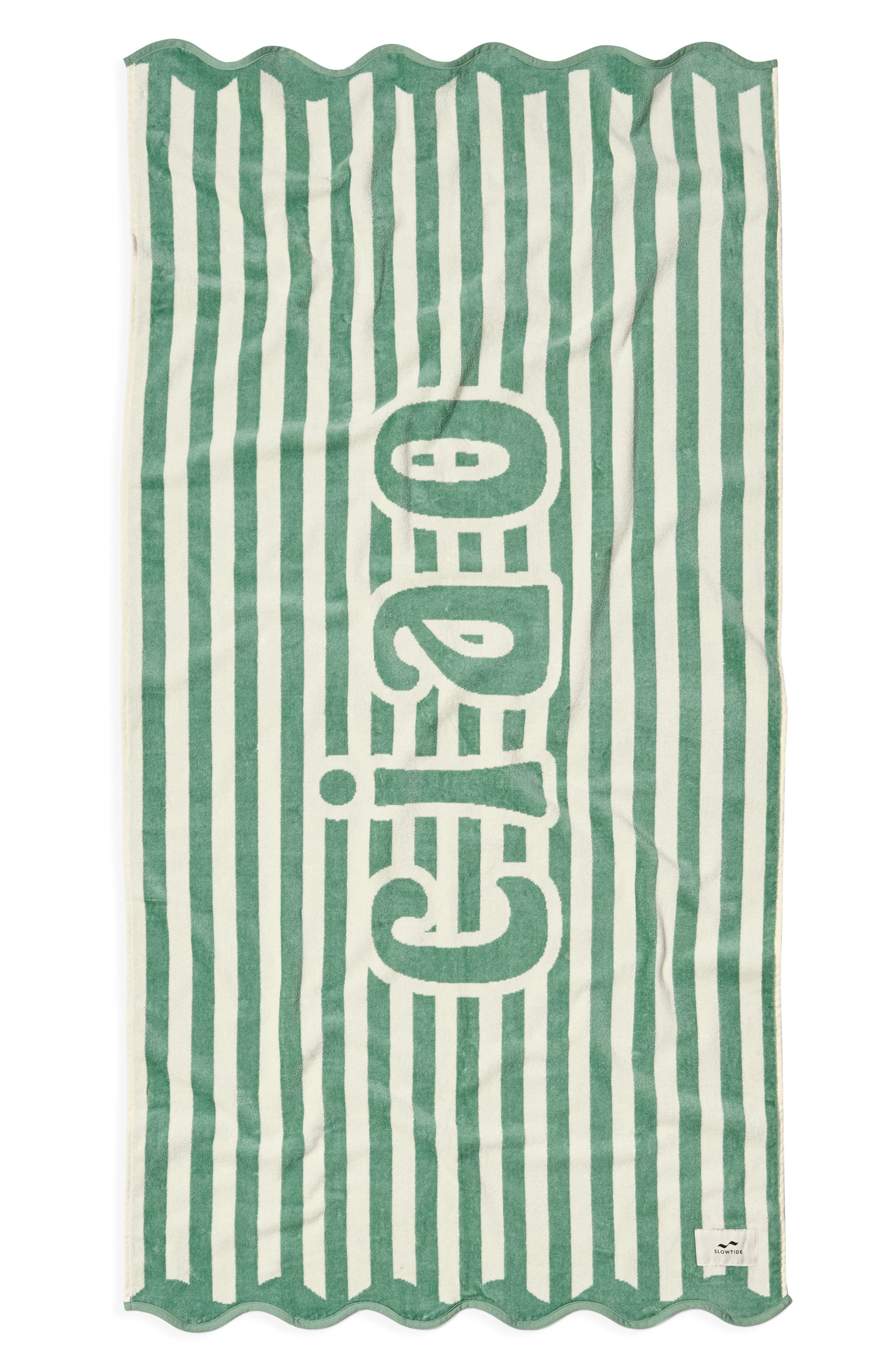 Slowtide Ciao Beach Towel - Green