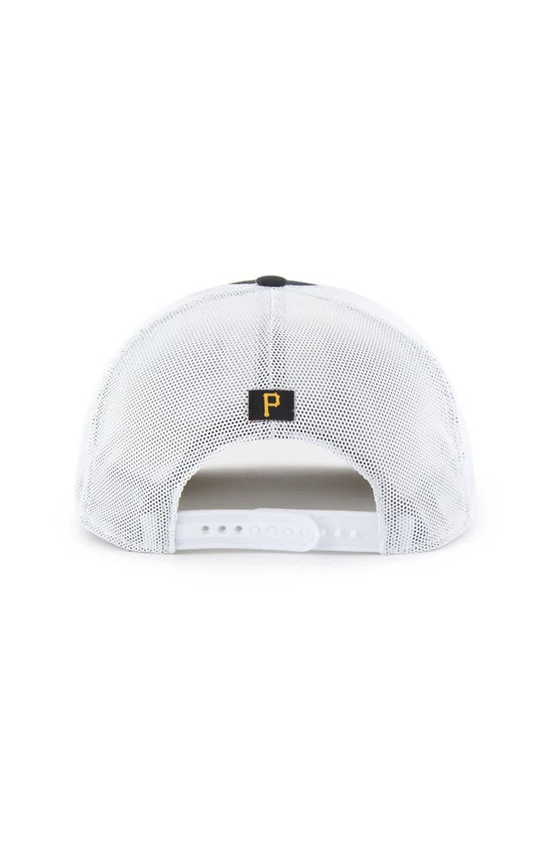 '47 Men's '47 Black/White Pittsburgh Pirates Scratch Adjustable Trucker Hat, Alternate, color, Black