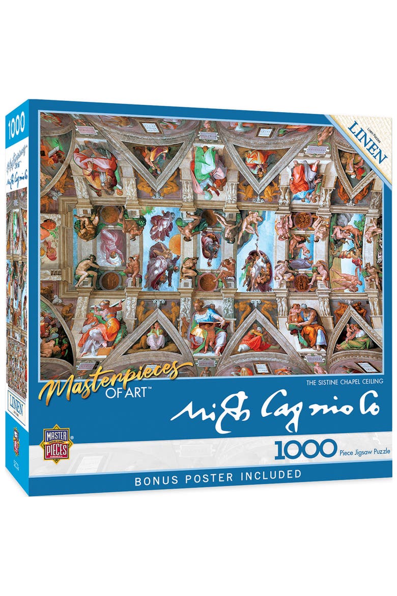 Sistine Chapel Ceiling 1000 Piece Puzzle, Main, color, Multicolor