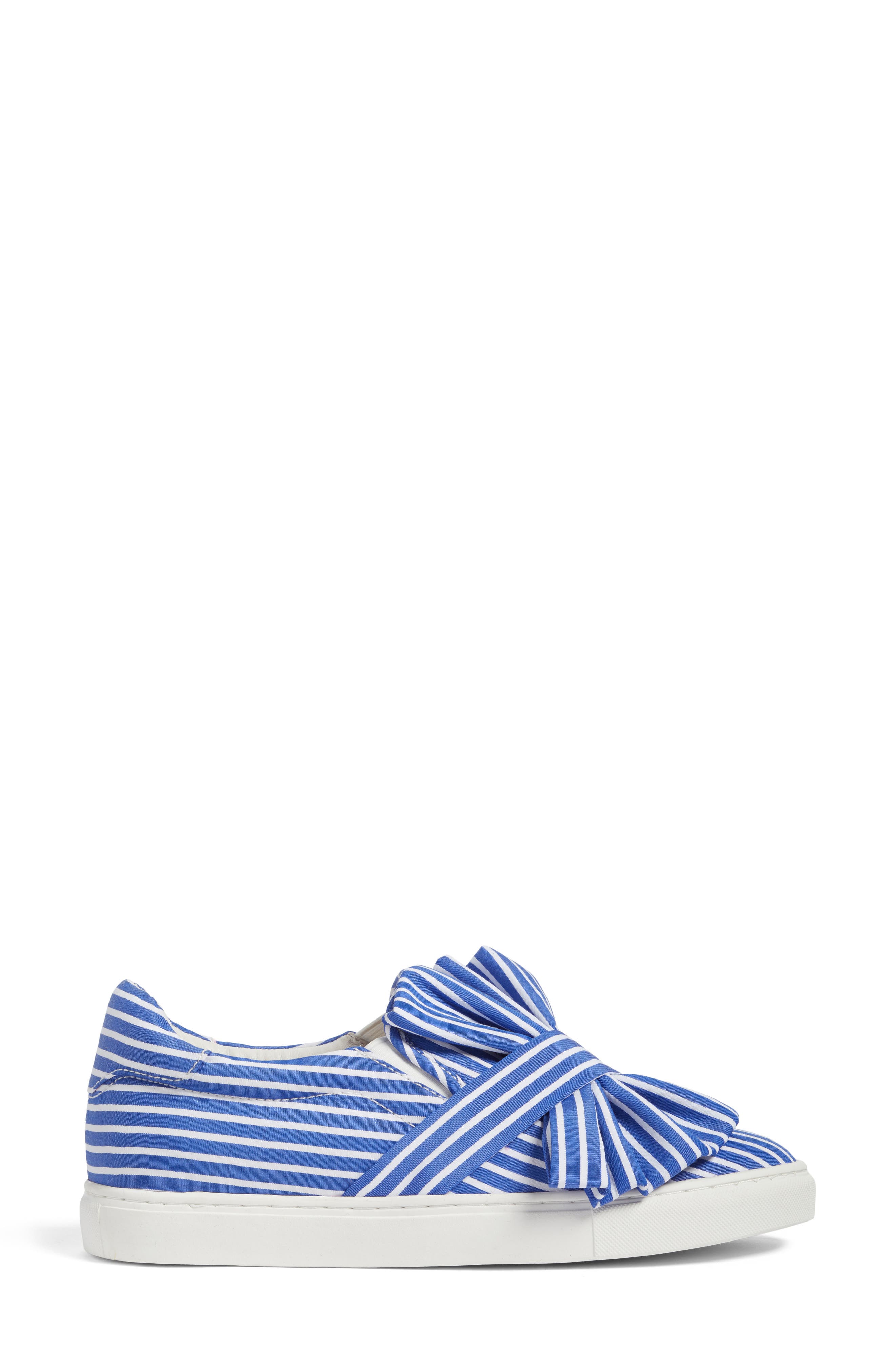 Mika Slip-On Sneaker, Alternate, color, BLUE SHIRTING FABRIC