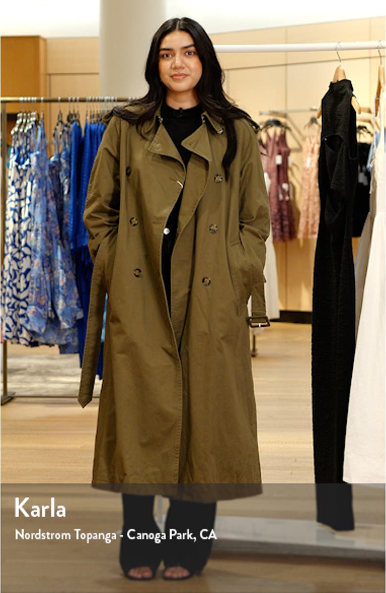 Cotton Trench Coat, sales video thumbnail