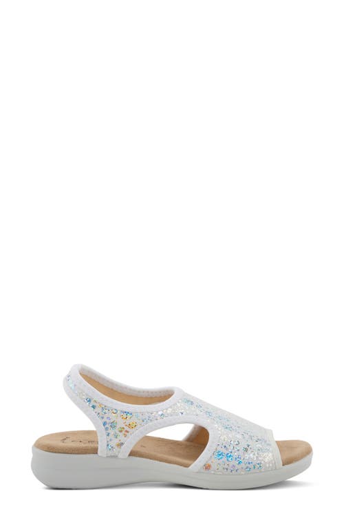 Flexus By Spring Step Nyaman Slingback Sandal In Silver