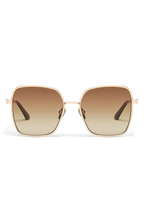 5th Ave 58mm Gradient Square Sunglasses