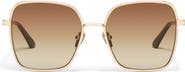 QUAY 5th Ave 58mm Gradient Square Sunglasses