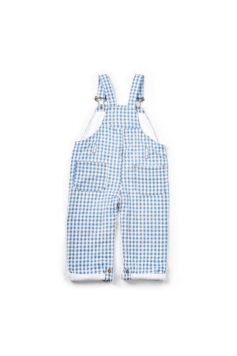 Seersucker Overalls, Alternate, color, Atlantic