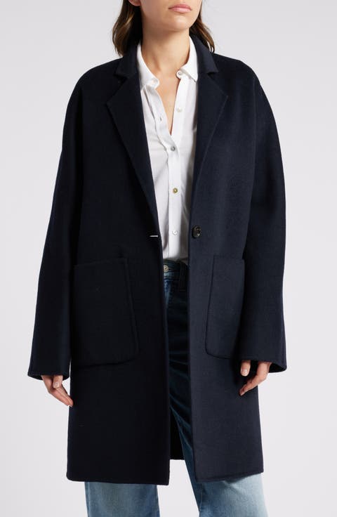 Everest Brushed Wool Blend Coat
