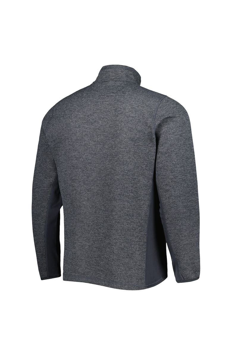 ANTIGUA Men's Antigua Heathered Charcoal St. Louis Blues Course Quarter-Zip Jacket, Alternate, color, Heather Charcoal