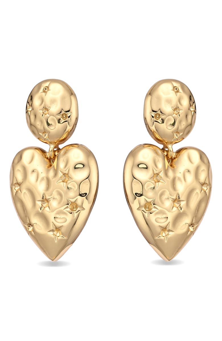 EYE CANDY LOS ANGELES Valeska Heart Earrings, Alternate, color, 