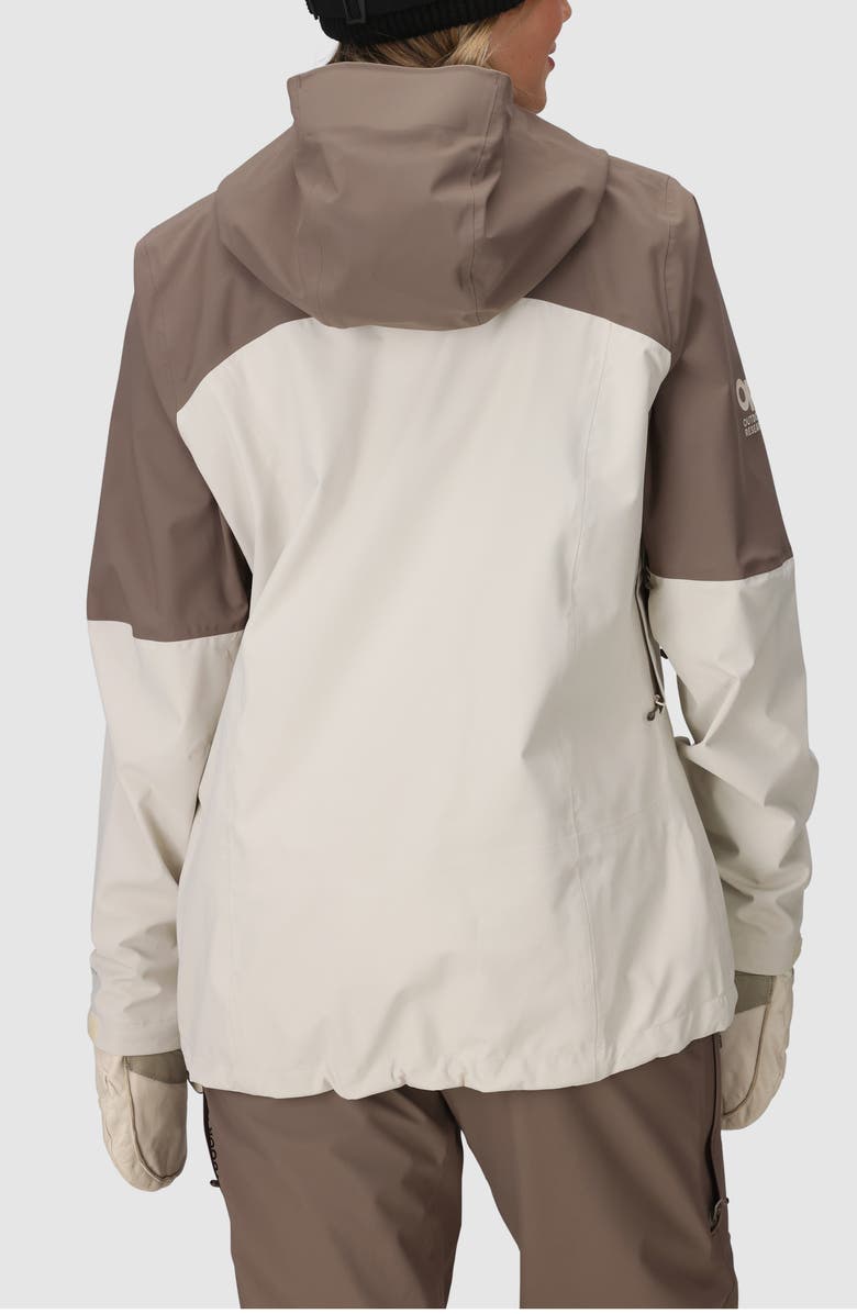 Outdoor Research CloudChaser 3L Waterproof Snow Jacket, Alternate, color, Oyster/ Sable