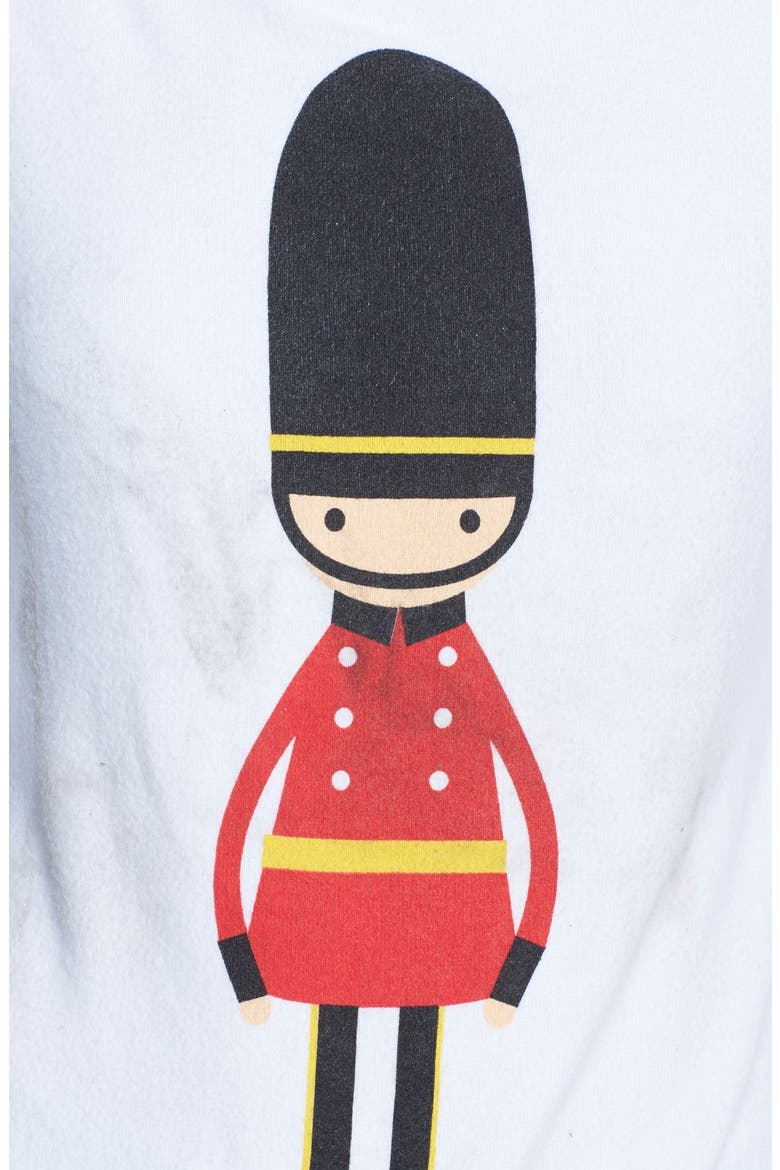 'Soldier Boy' Long Sleeve Sweatshirt, Alternate, color, CLEAN WHITE