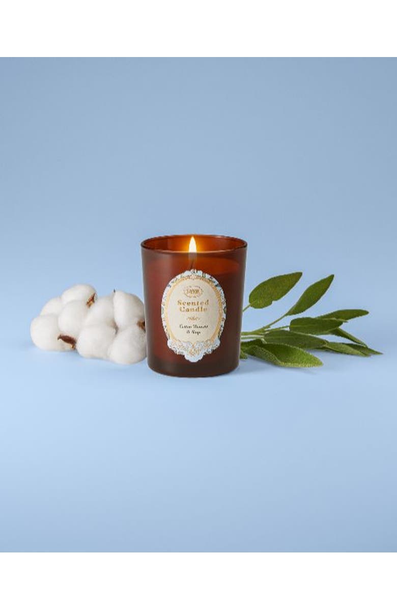 SABON Candle Glass Cotton Flowers & Sage, Alternate, color, Cotton Flowers & Sage