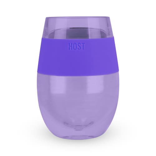 Host Wine Freeze Cooling Cup In Tinted Purple