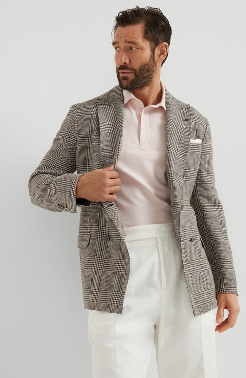 Brunello Cucinelli Cotton Polo Shirt In Salmon