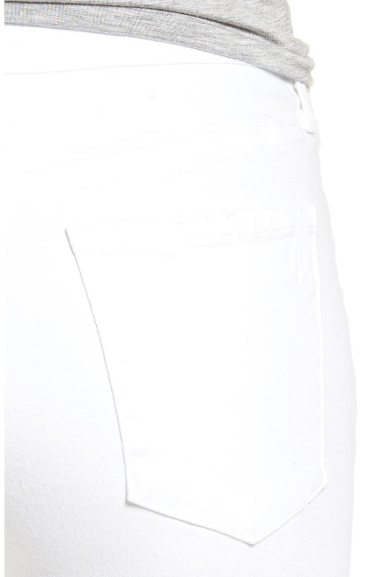 Carly Distressed Ankle Skinny Jeans, Alternate, color, CANNES