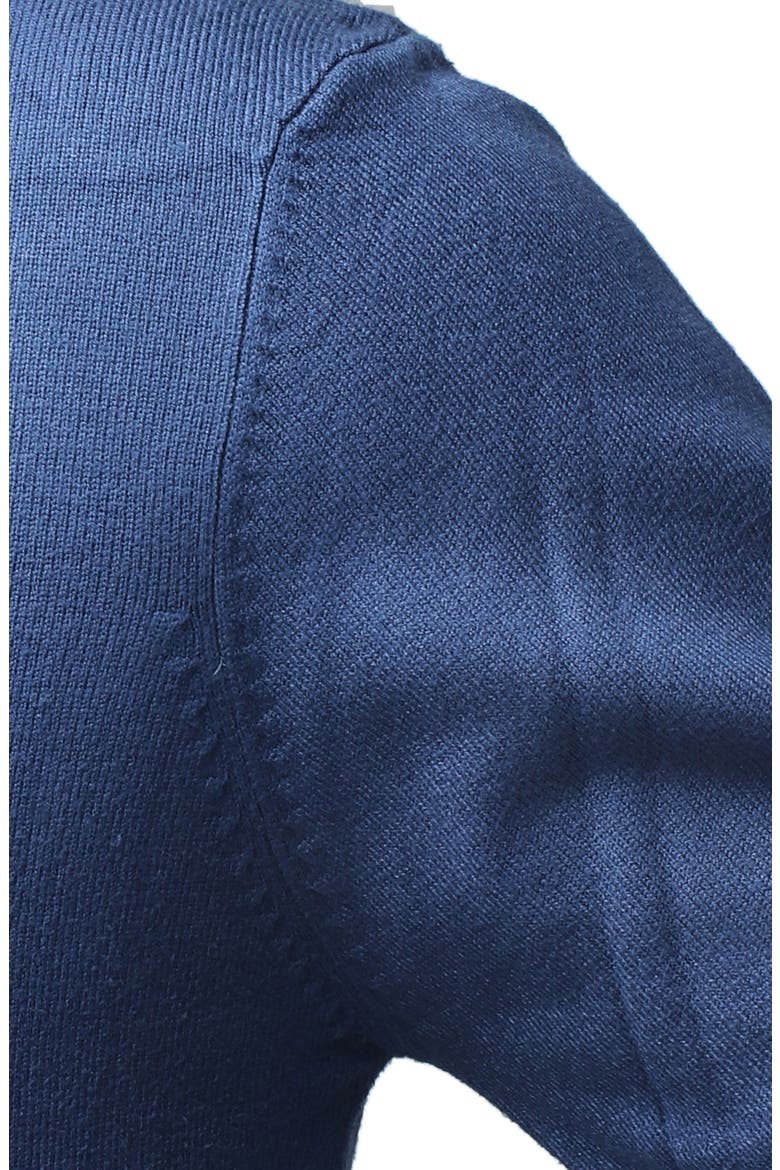 Core Mock Neck Knit Sweater, Alternate, color, INK BLUE