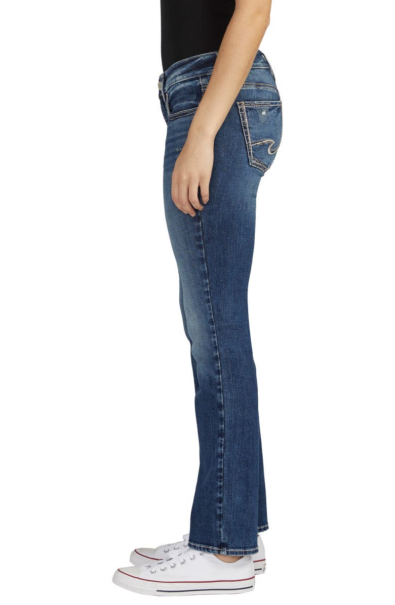 Silver Jeans Co. Britt Curvy Fit Low Rise Straight Leg Jeans, Alternate, color, 