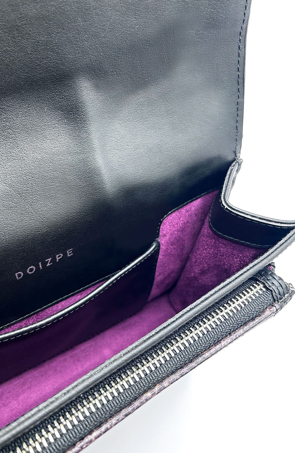 DOIZPE Frihed Cactus Luxe Crossbody and Clutch Bag, Alternate, color, Black