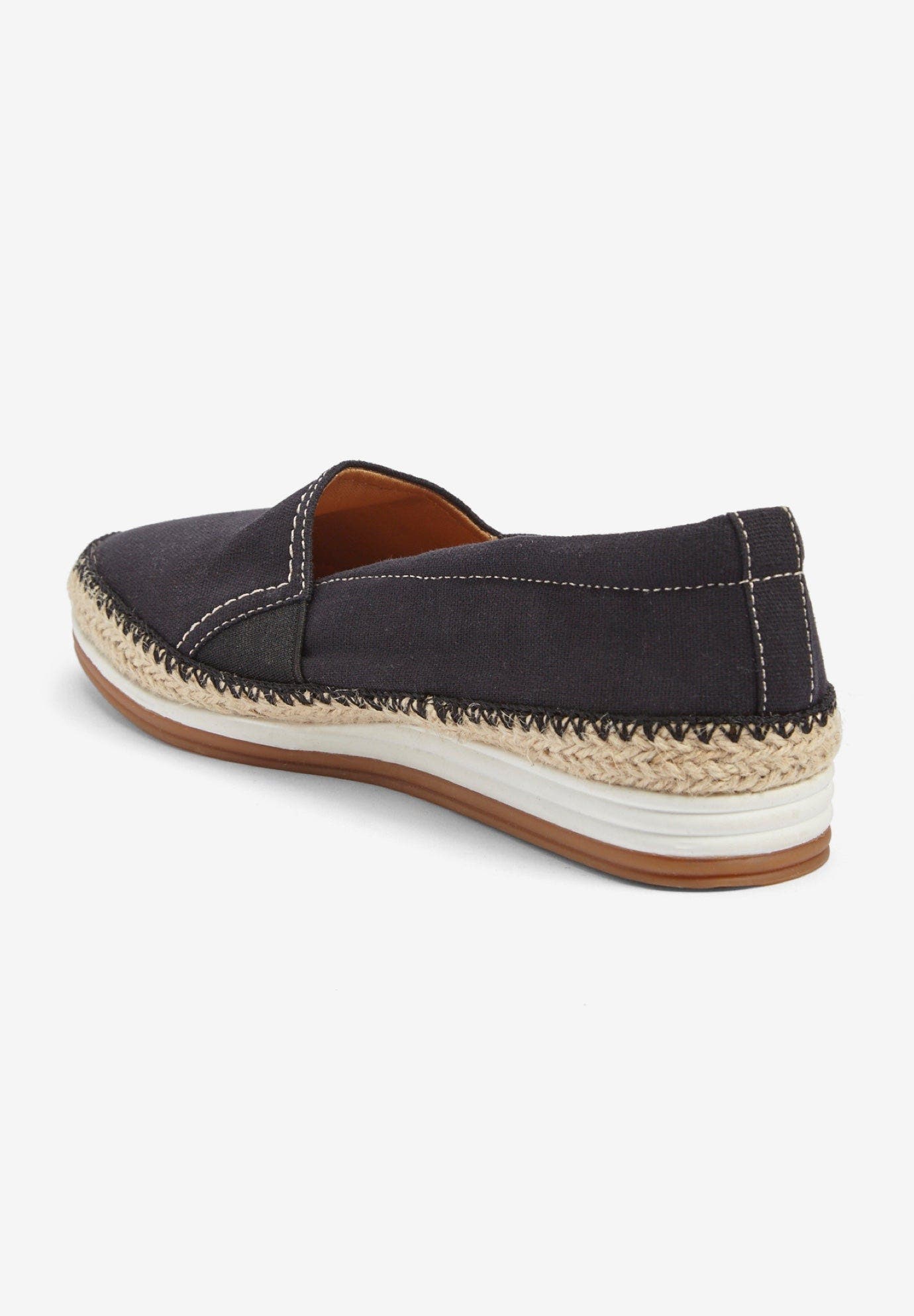 Comfortview The Spencer Slip On Flat, Alternate, color, Black