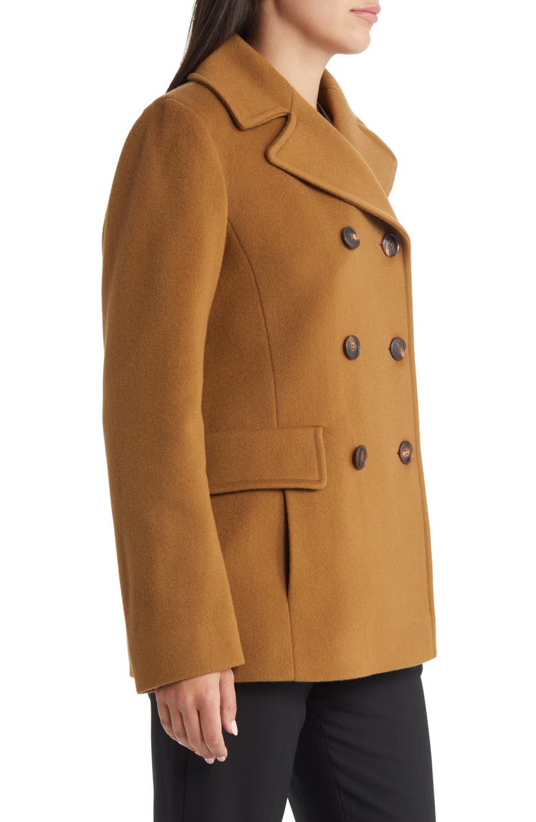 Fleurette Ali Wool Peacoat, Alternate, color, Vicuna