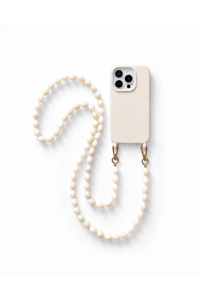 Valerie Phone Chain Set, Main, color, Ivory - No MagSafe