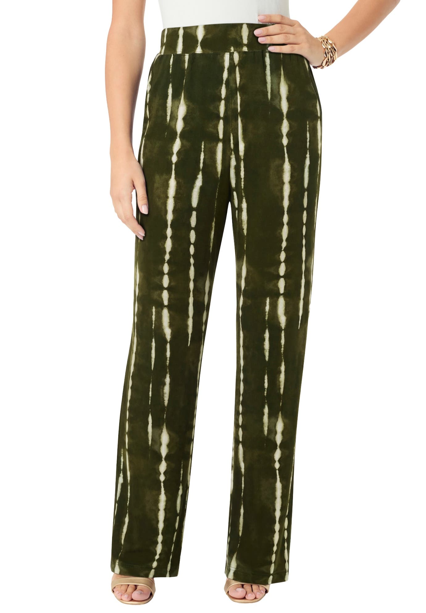 DARK OLIVE VARIEGATED TIE DYE