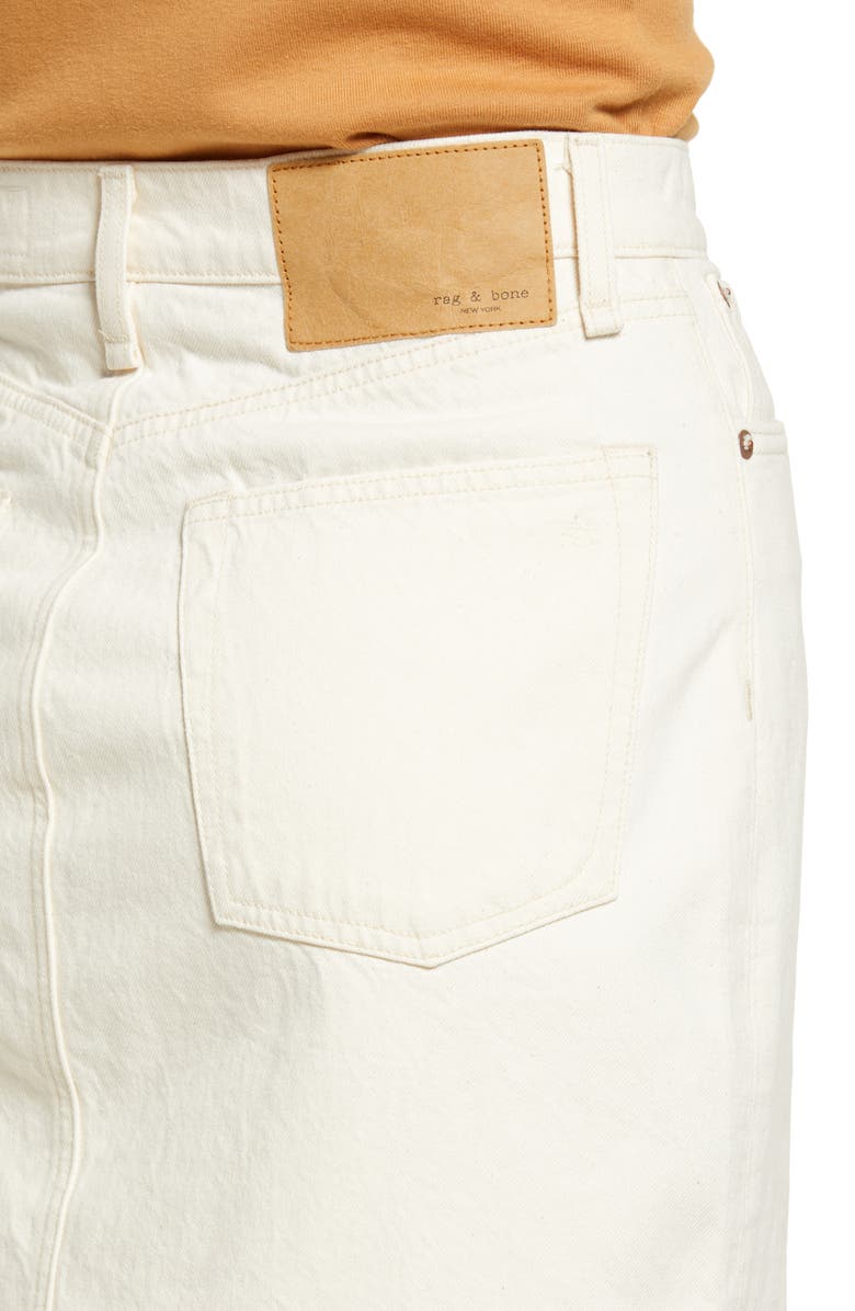 rag 
bone High Waist Denim Miniskirt, Alternate, color, 