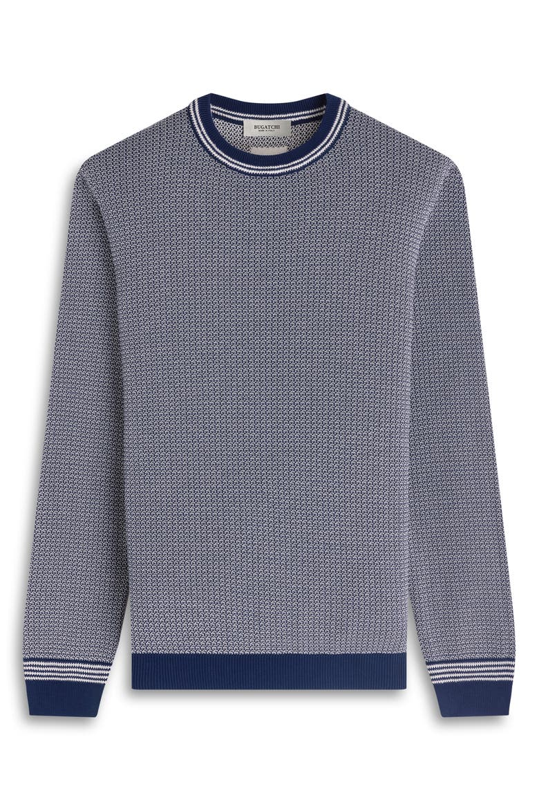 Jacquard Knit Sweater, Alternate, color, NAVY