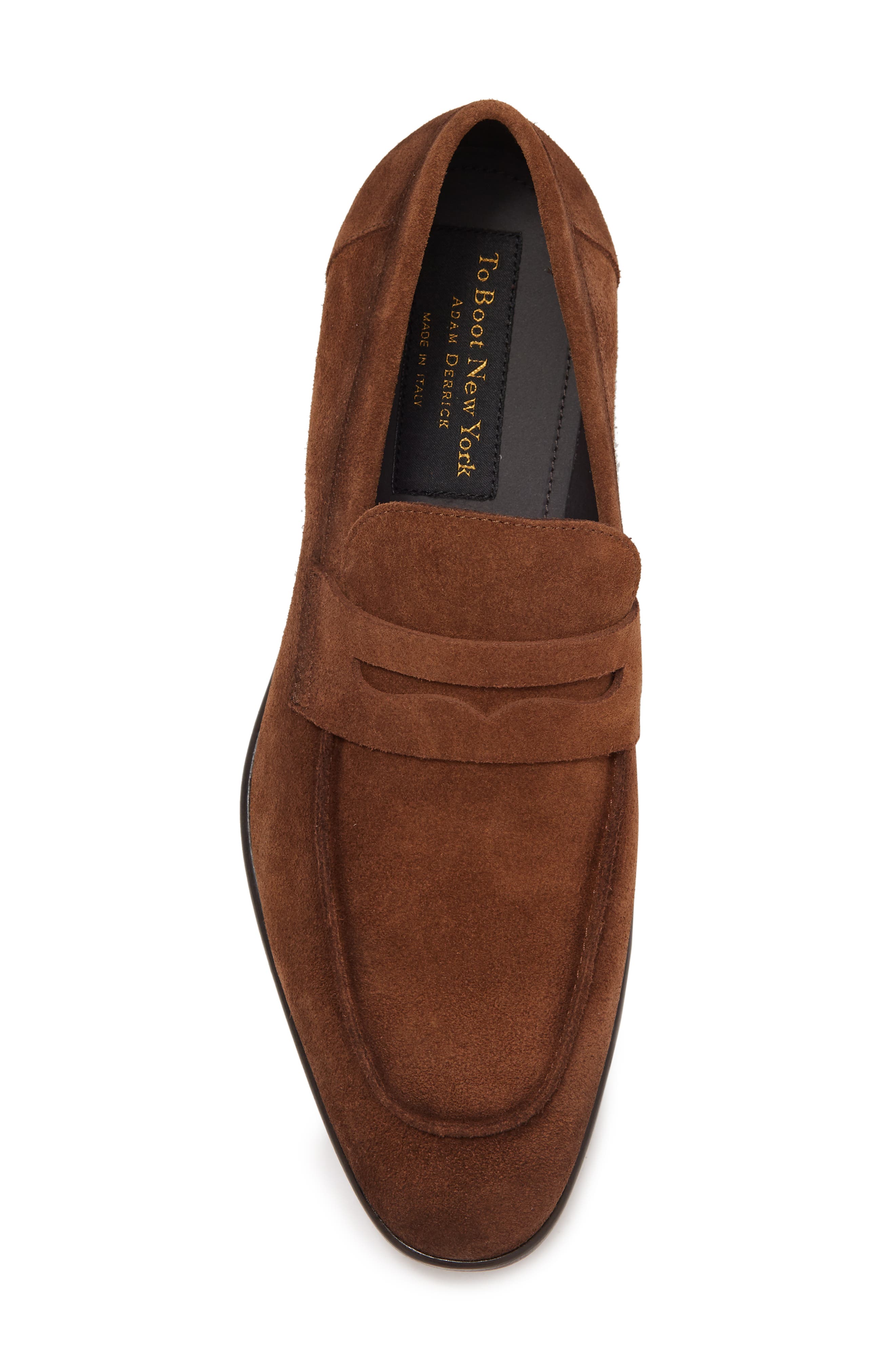 To Boot New York Brown Leather Nova Dress  Shoes Penny Loafers Men\'s Size 12 TO BOOT NEW YORK Nova Penny Loafer (Men) | Nordstromrack main image 4