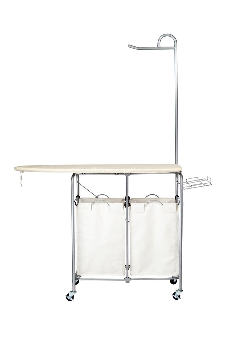 HONEY-CAN-DO Foldable Ironing Laundry Center & Valet, Alternate, color, 