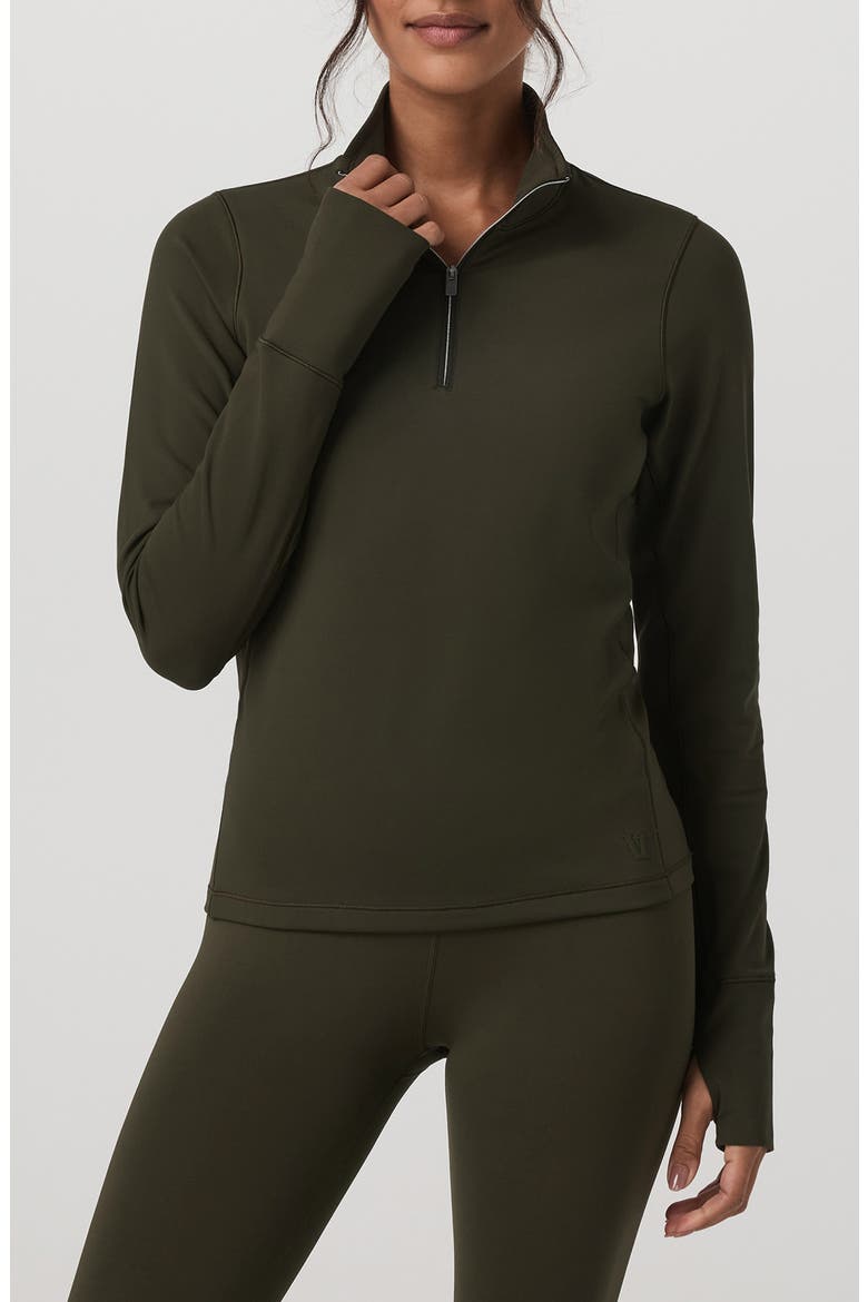 Chilled Out Half-Zip Pullover, Main, color, OLIVE