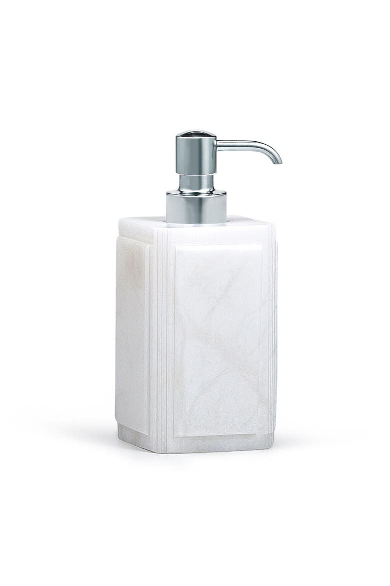 Claudia Pump Dispenser, Main, color, WHITE-Pol Chr