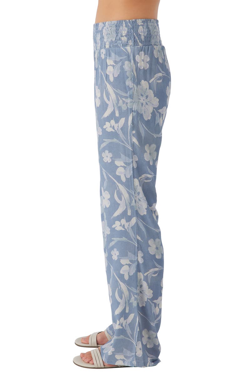 O'Neill Johnny Emilia Floral Smocked Waist Pants, Alternate, color, 