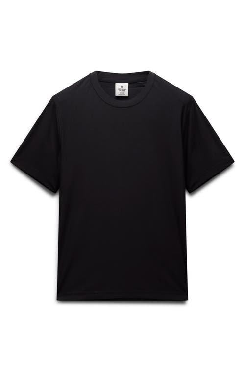 Reigning Champ Playoff Tech Piqué T-shirt In Black
