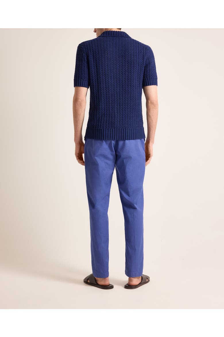 Ray Relaxed Tailored Fit Twill Trousers, Alternate, color, NIGHTFALL BLUE