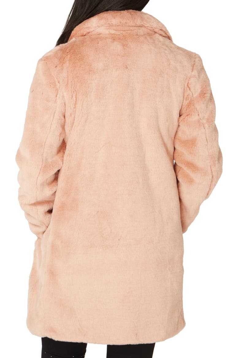 Dolly Faux Fur Jacket, Alternate, color, DUSKY ROSE