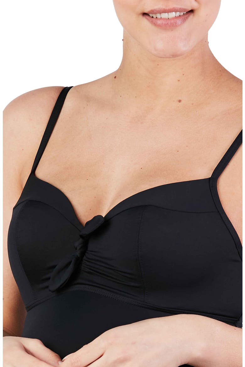 Monaco One-Piece Maternity Swimsuit, Alternate, color, BLACK