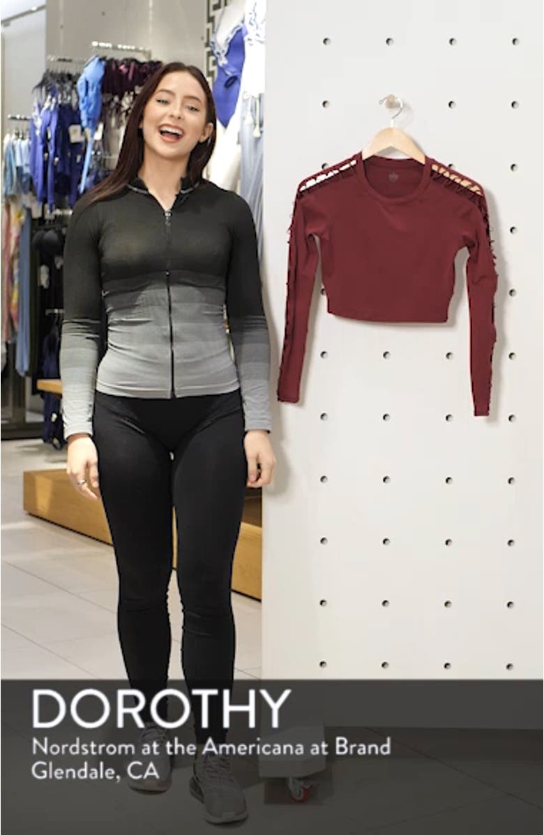 Highline Fitted Crop Top, sales video thumbnail