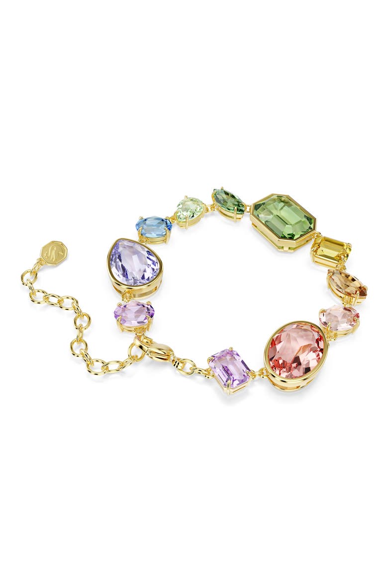 Gema Crystal Bracelet, Alternate, color, GOLD/ MULTI
