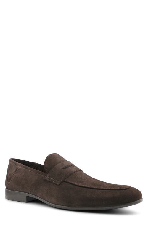 Blake Mckay Sawyer Penny Loafer in Brown Suede 