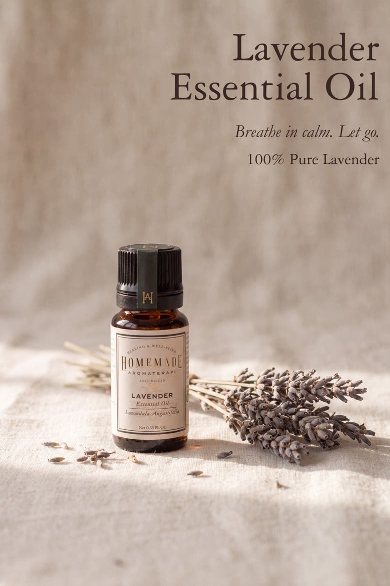 Calming Aromatic Relaxing Lavender Essential Oil, Alternate, color, Clear