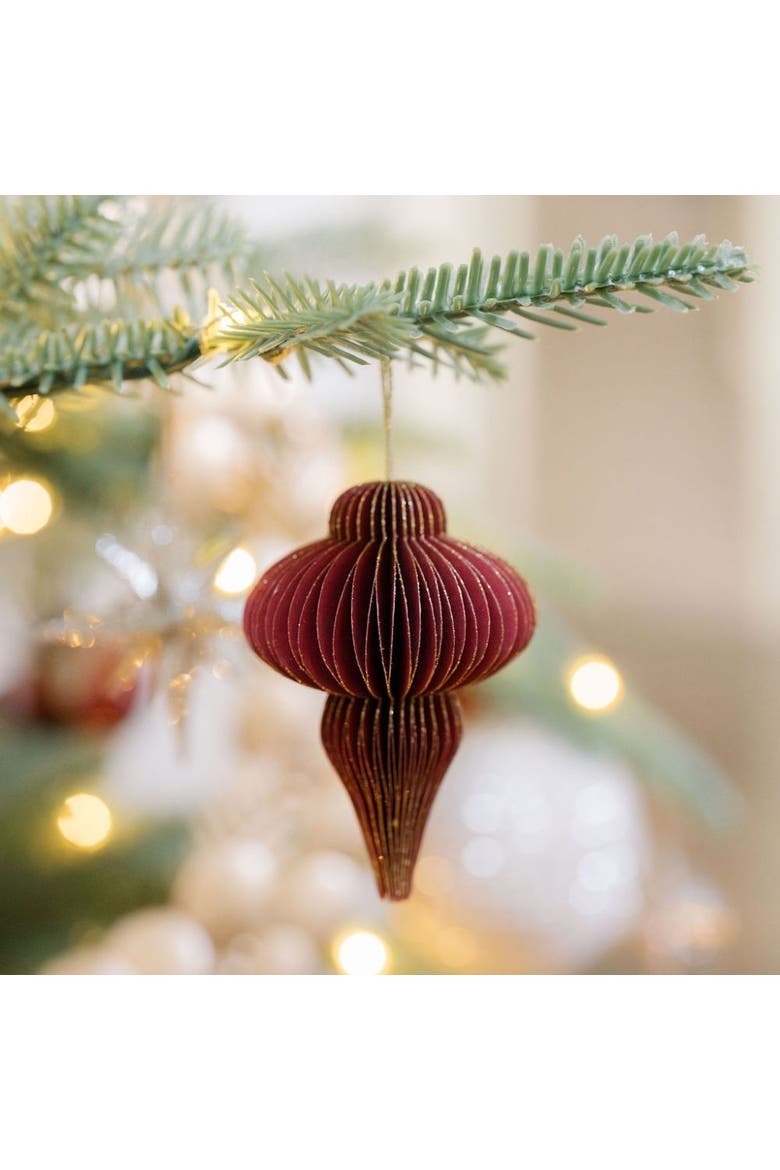 3" Paper Honeycomb Assorted Ornament, Alternate, color, Holiday