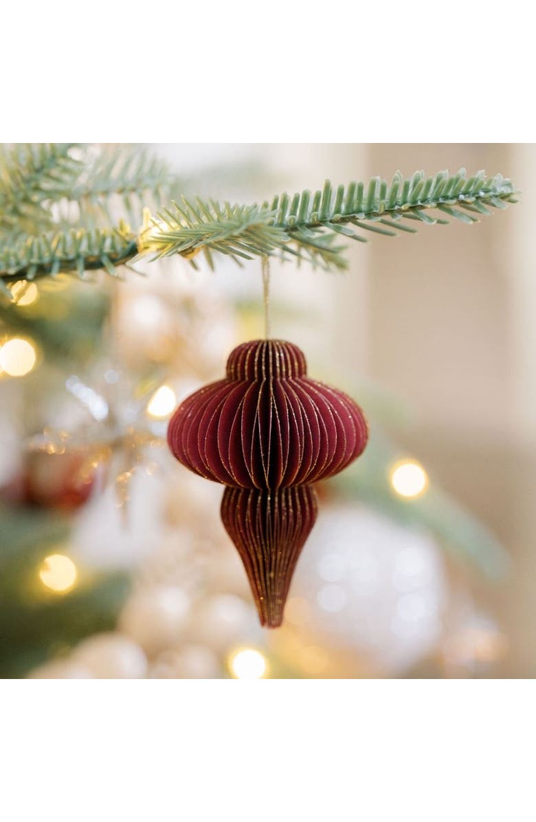 CG Hunter 3" Paper Honeycomb Assorted Ornament, Alternate, color, Holiday