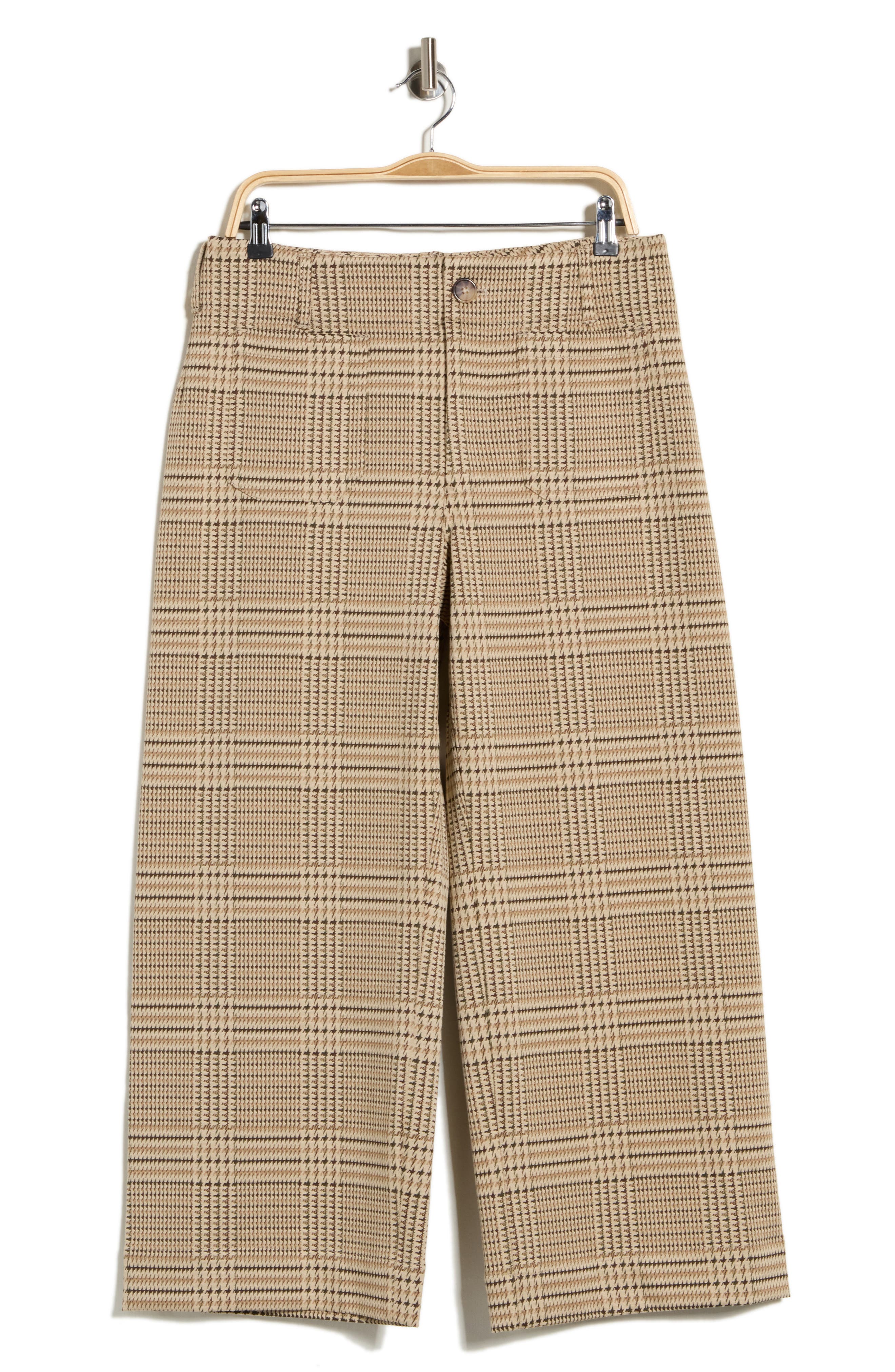 Houndstooth Print Pants