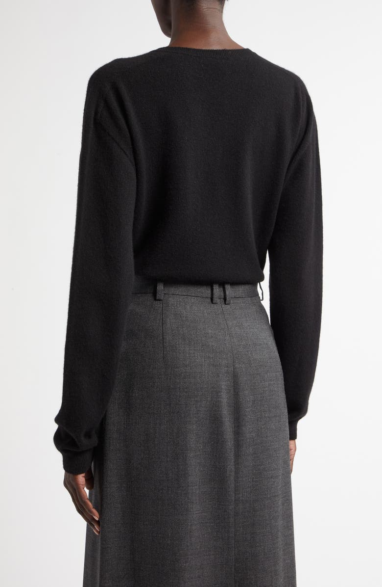 The Row Isaora Cashmere V-Neck Sweater, Alternate, color, 